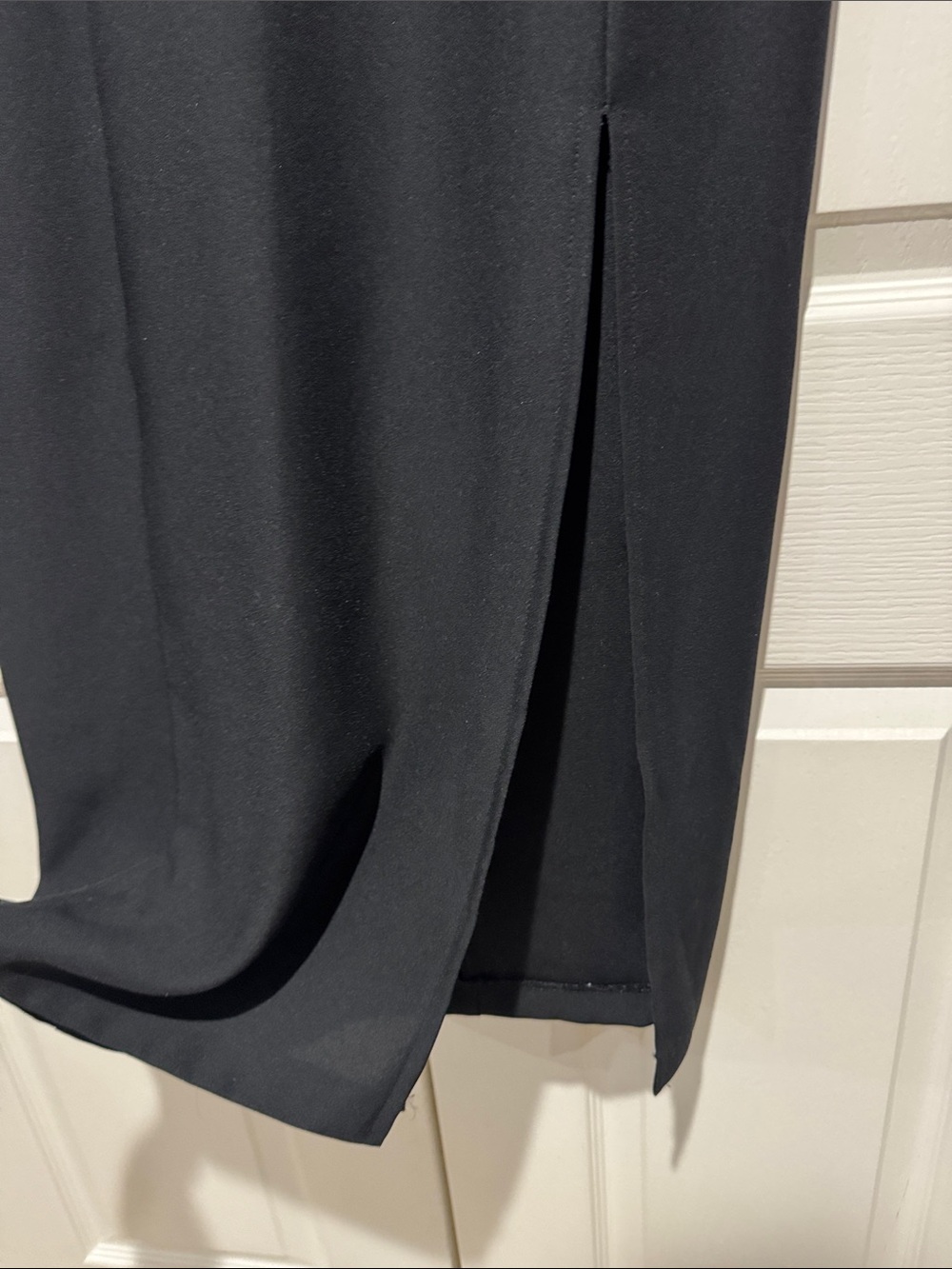 Joseph Ribkoff Black Short-Sleeve Scoop-Neck Midi Dress - Picture 5 of 9